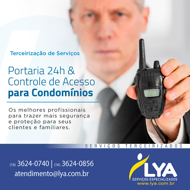 PORTARIA 24 HORAS E CONTROLE DE ACESSO PARA CONDOMÍNIOS Lya