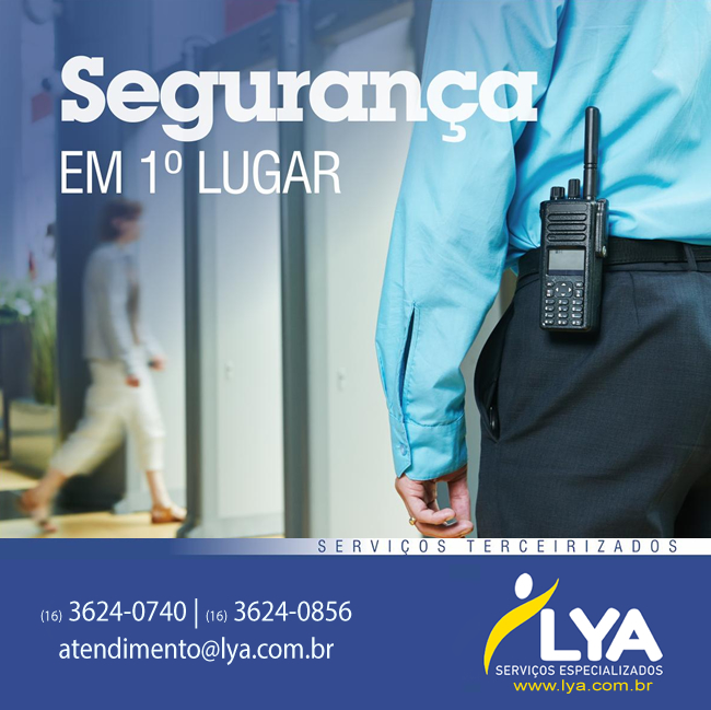 Segurança em 1º lugar!