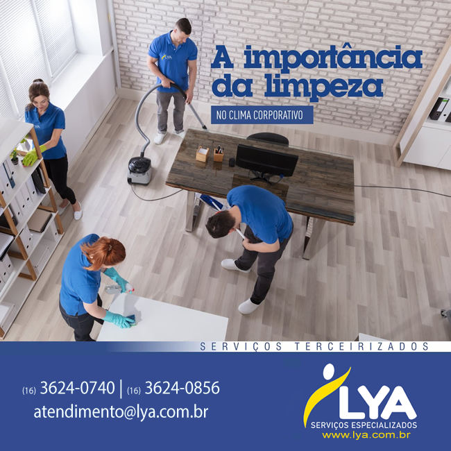 A importância da limpeza no clima corporativo