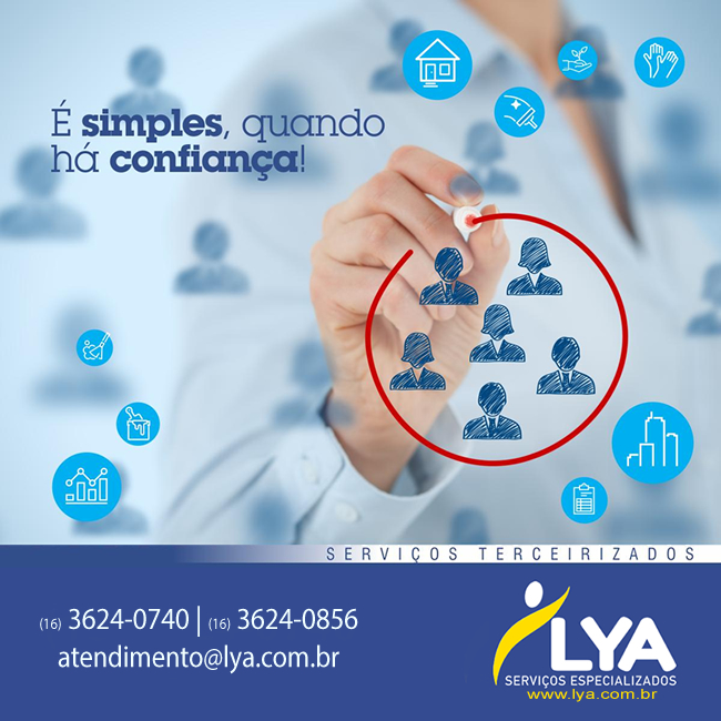 É simples, quando há confiança!