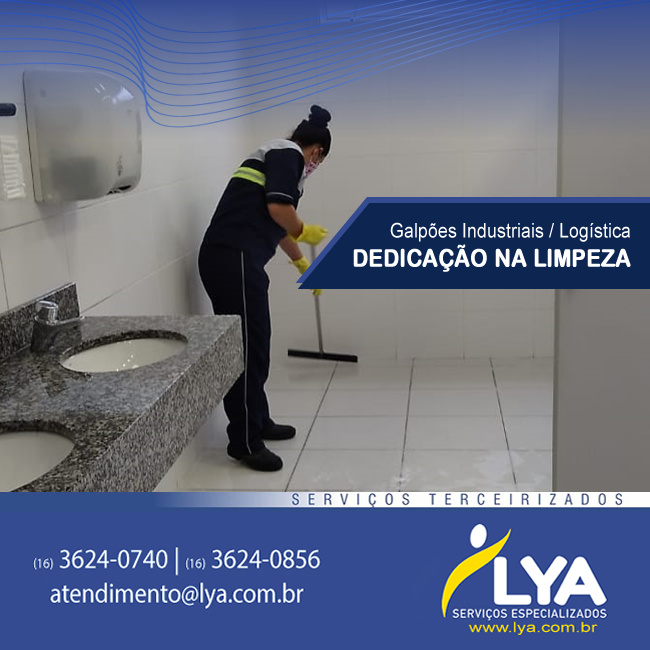 GALPÕES INDUSTRIAIS / LOGISTICA – DEDICAÇÃO NA LIMPEZA