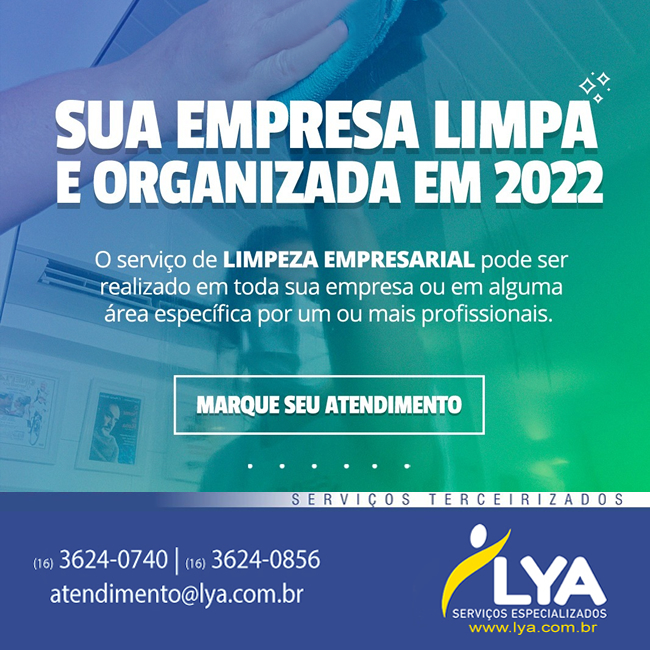 SUA EMPRESA LIMPA E ORGANIZADA EM 2022
