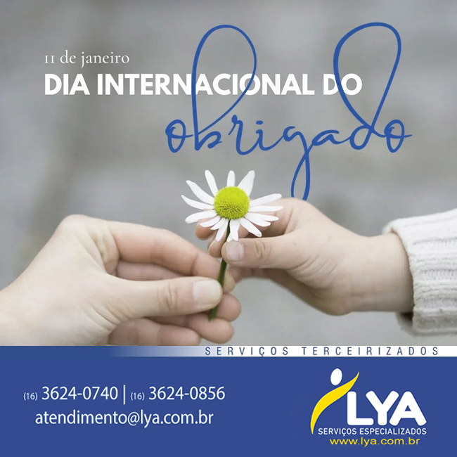 DIA INTERNACIONAL DO OBRIGADO