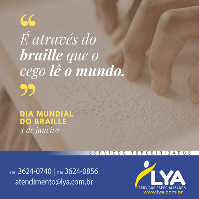 Feliz Dia Mundial do Braille!🦯💙