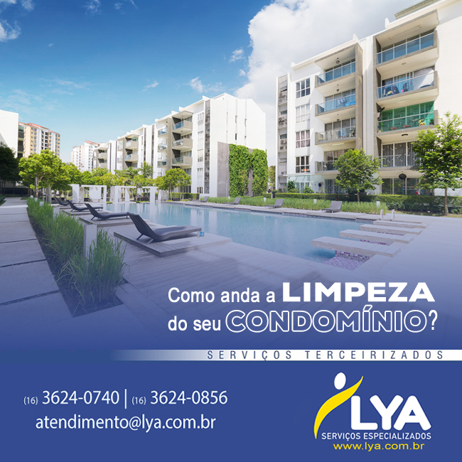 COMO ANDA A LIMPEZA DO SEU CONDOMÍNIO?