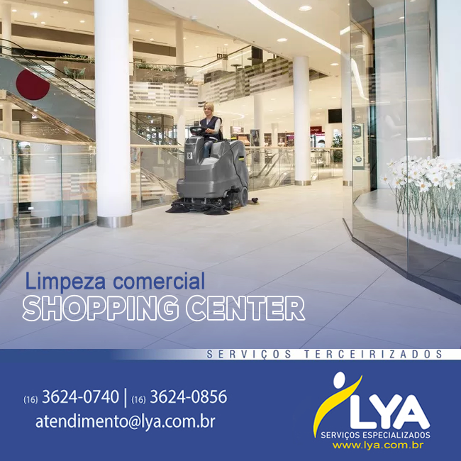LIMPEZA COMERCIAL SHOPPING CENTER
