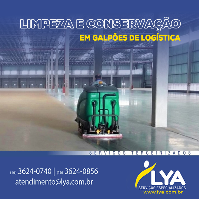 LIMPEZA E CONSERVAÇÃO EM GALPÕES DE LOGÍSTICA