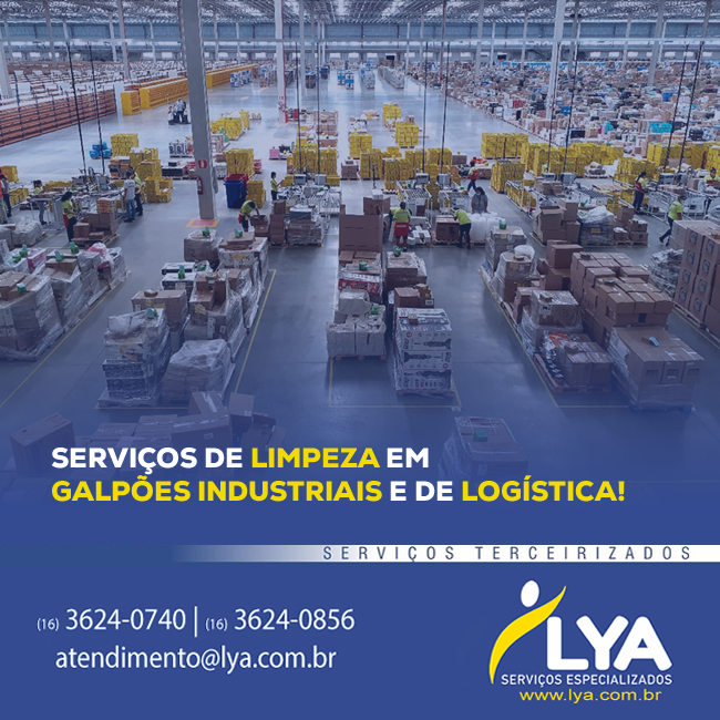 SERVIÇOS DE LIMPEZA EM GALPÕES INDUSTRIAIS E DE LOGÍSTICA