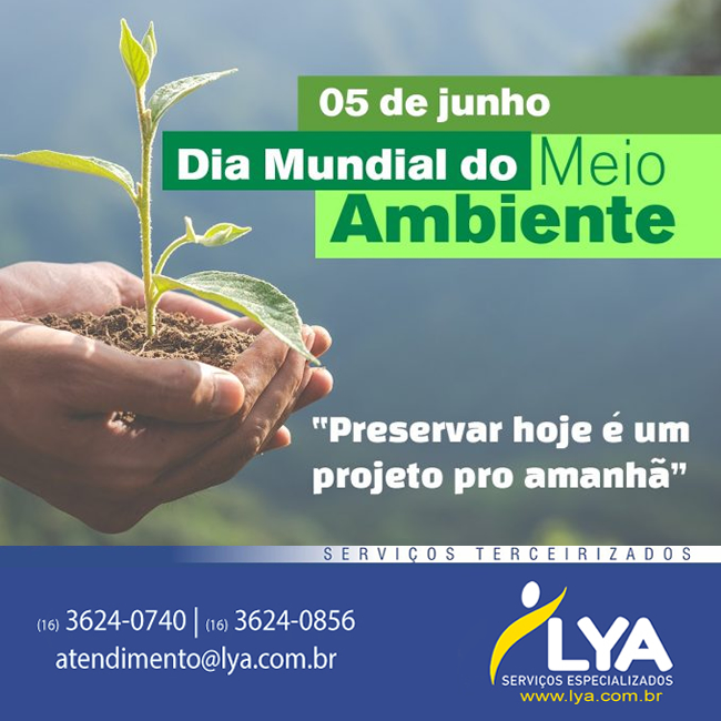 DIA MUNDIAL DO MEIO AMBIENTE