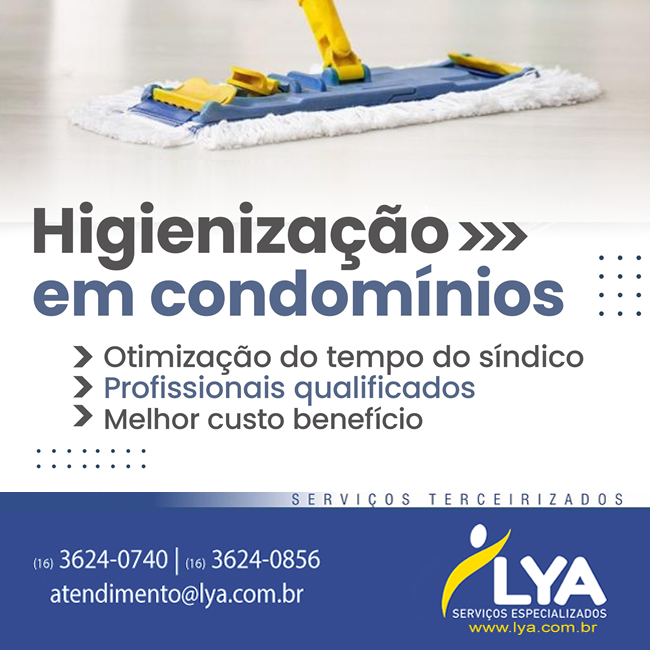 HIGIENIZAÇÃO EM CONDOMÍNIOS