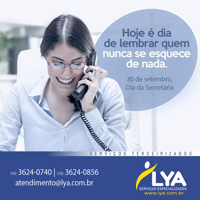 30 DE SETEMBRO – DIA DA SECRETÁRIA