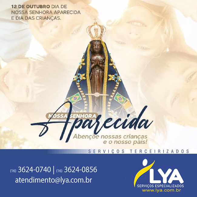 DIA DE NOSSA SENHORA APARECIDA E DIA DAS CRIANÇAS