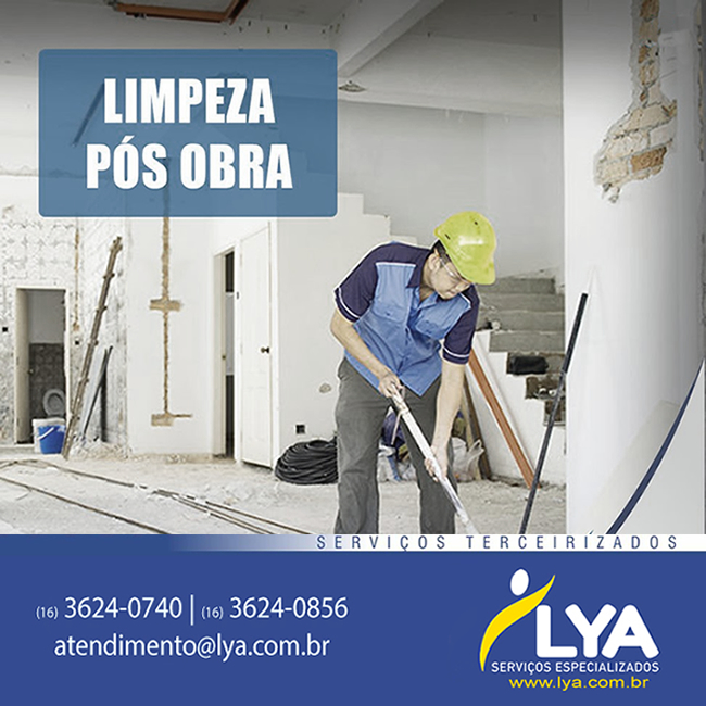 LIMPEZA PÓS OBRA