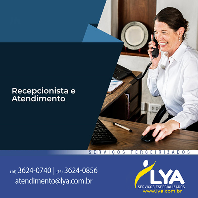 RECEPCIONISTA E ATENDIMENTO