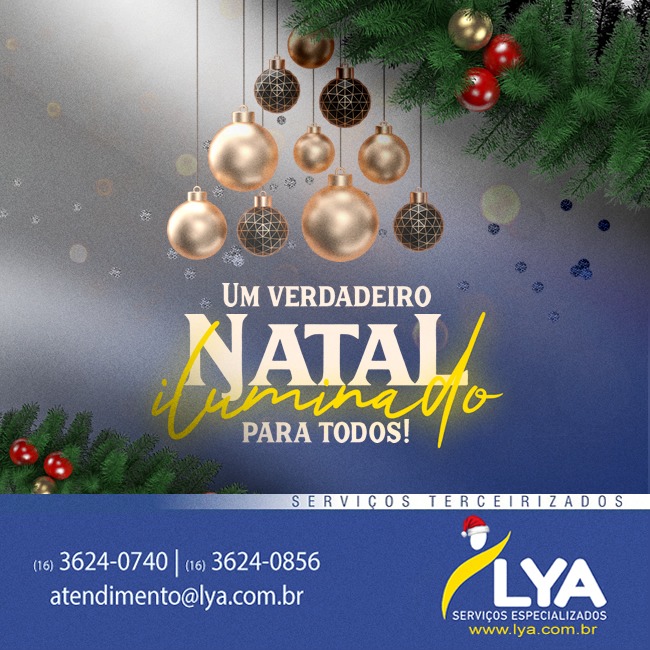 UM VERDADEIRO NATAL ILUMINADO PARA TODOS!