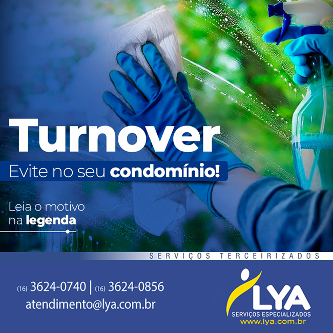 TURNOVER! EVITE NO SEU CONDOMÍNIO