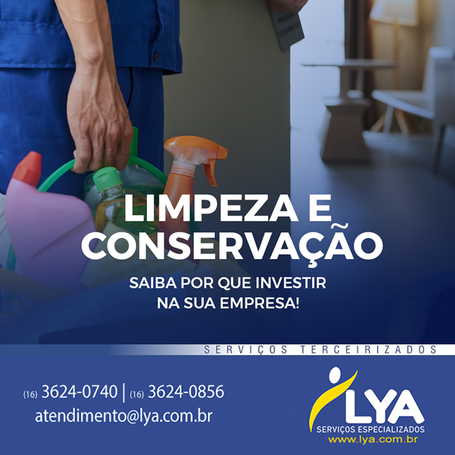 LIMPEZA E CONSERVAÇÃO