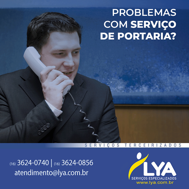 PROBLEMAS COM SERVIÇO DE PORTARIA?