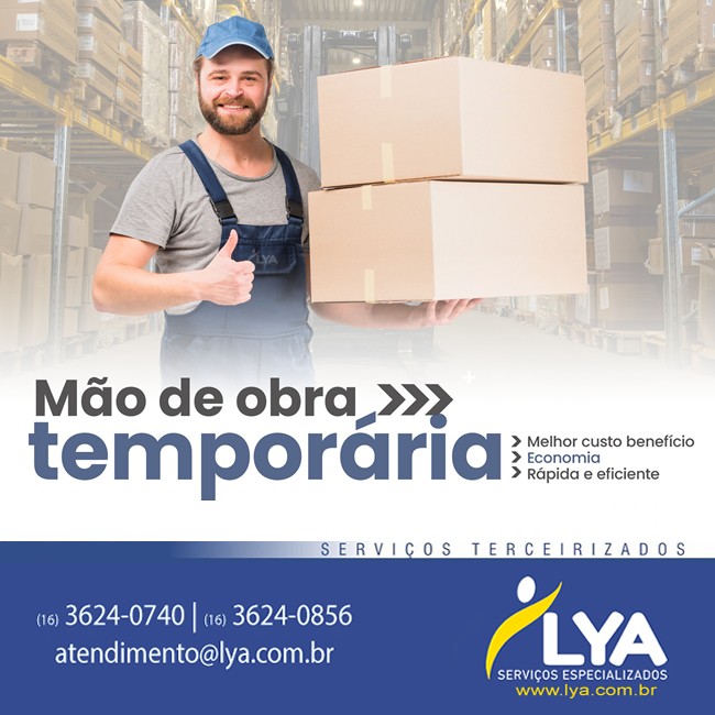 MÃO DE OBRA TEMPORÁRIA