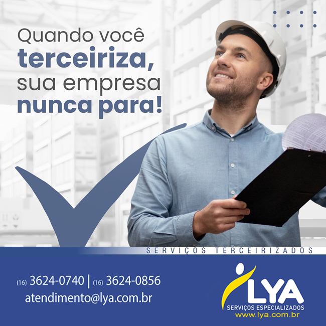 QUANDO VOCÊ TERCEIRIZA, SUA EMPRESA NUNCA PARA!