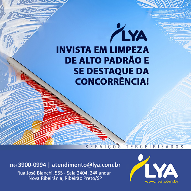 LIMPEZA DE ALTO PADRÃO É NA LYA