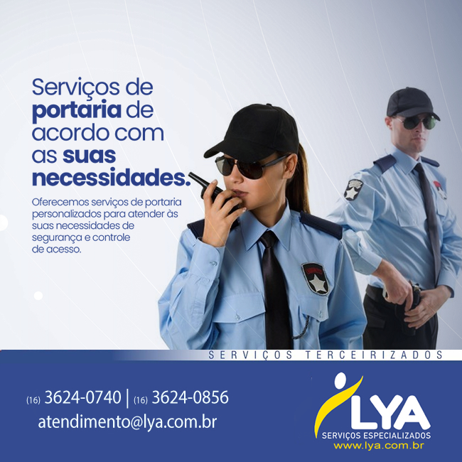SERVIÇOS DE PORTARIA DE ACORDO COM AS SUAS NECESSIDADES