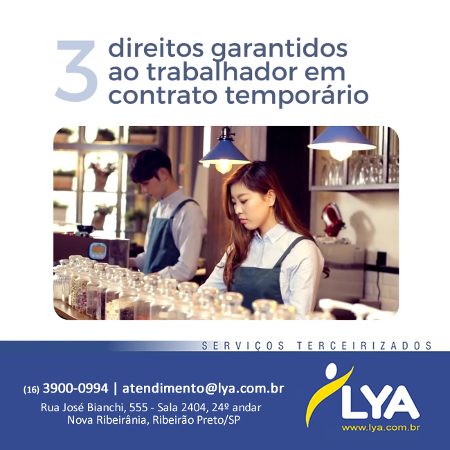3 DIREITOS GARANTIDOS AO TRABALHADOR EM CONTRATO TEMPORÁRIO