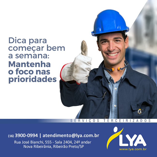 DICA PARA COMEÇAR BEM A SEMANA