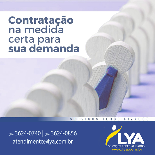 CONTRATAÇÃO NA MEDIDA CERTA PARA SUA DEMANDA
