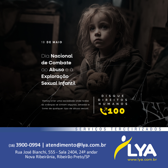 DIA NACIONAL DE COMBATE AO ABUSO E À EXPLORAÇÃO SEXUAL INFANTIL