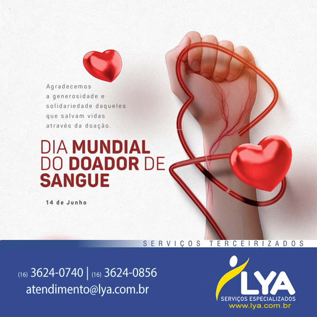 DIA MUNDIAL DO DOADOR DE SANGUE