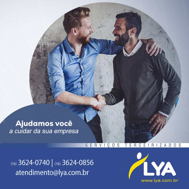 AJUDAMOS VOCÊ A CUIDAR DA SUA EMPRESA