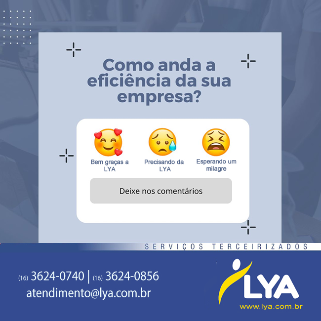 COMO ANDA A EFICIÊNCIA DA SUA EMPRESA?