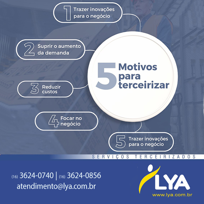 5 MOTIVOS PARA TERCEIRIZAR