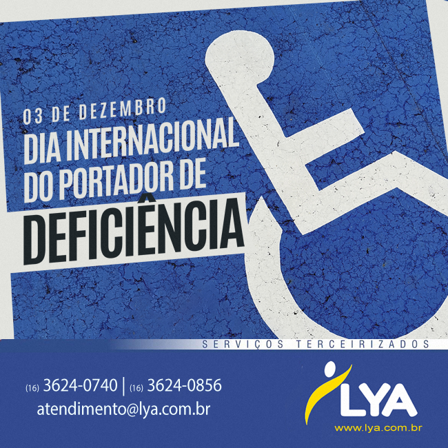 DIA INTERNACIONAL DO PORTADOR DE DEFICIÊNCIA