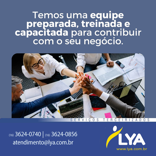 TEMOS UMA EQUIPE PREPARADA PARA CONTRIBUIR COM O SEU NEGÓCIO