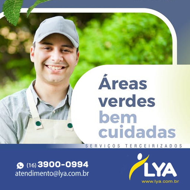 ÁREAS VERDES BEM CUIDADAS!