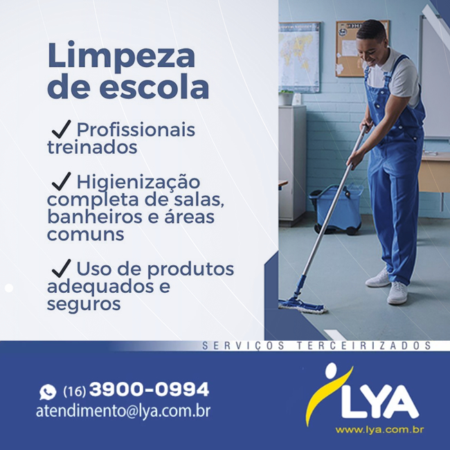 LIMPEZA DE ESCOLA
