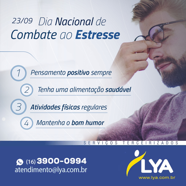 DIA NACIONAL DE COMBATE AO ESTRESSE