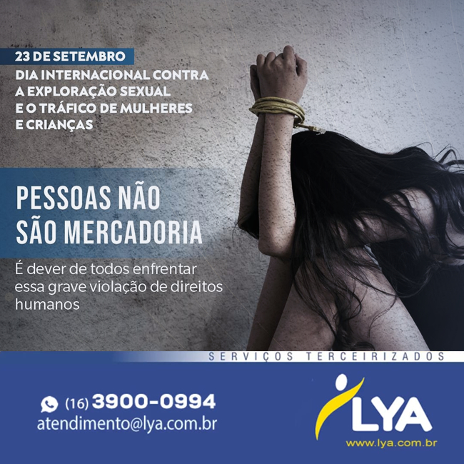 DIA INTERNACIONAL CONTRA A EXPLORAÇÃO SEXUAL E O TRÁFICO DE MULHERES E CRIANÇAS
