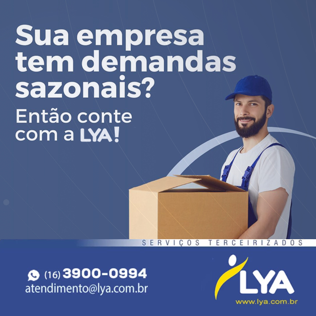 SUA EMPRESA TEM DEMANDAS SAZONAIS?