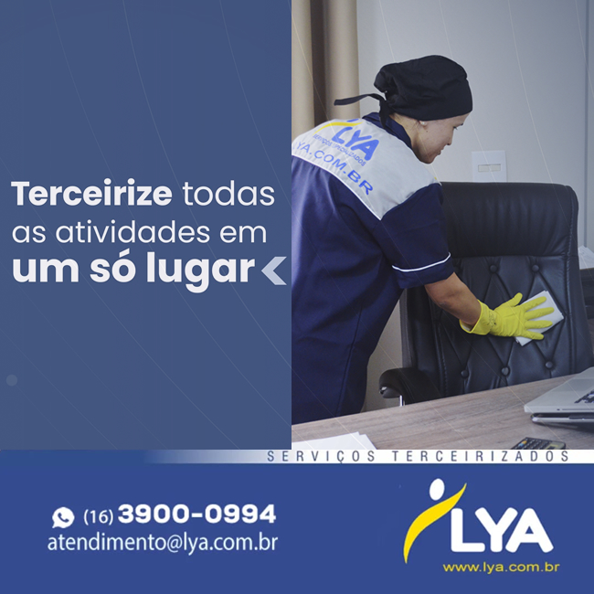 TERCEIRIZE TODAS AS ATIVIDADES EM UM SÓ LUGAR!