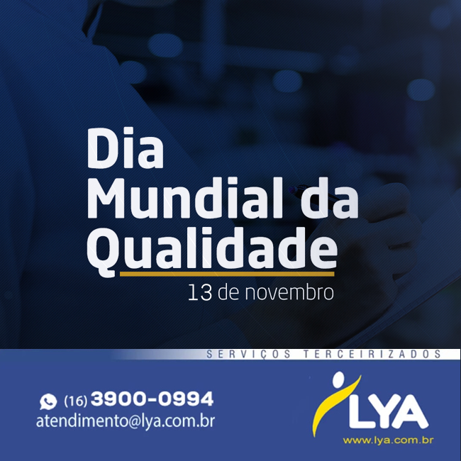 DIA MUNDIAL DA QUALIDADE