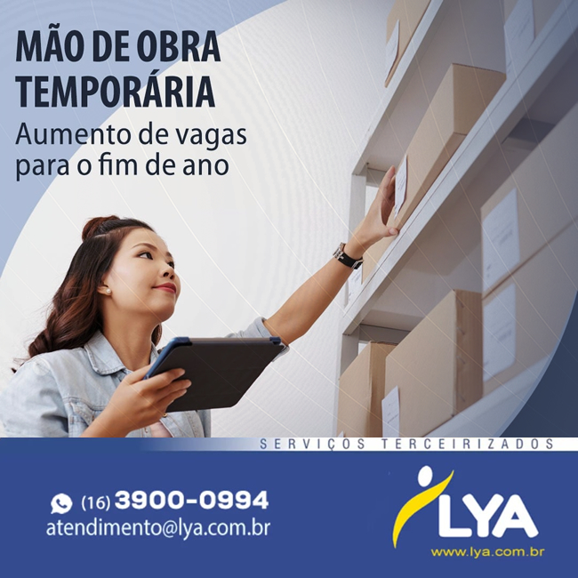 MÃO DE OBRA TEMPORÁRIA