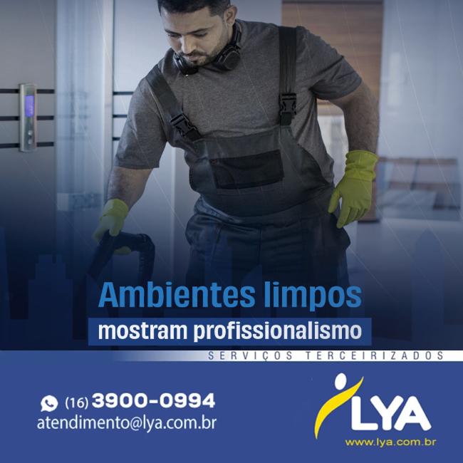 AMBIENTES LIMPOS MOSTRAM PROFISSIONALISMO