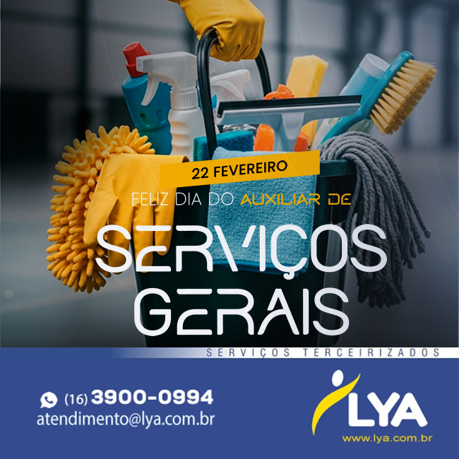 DIA DO AUXILIAR DE SERVIÇOS GERAIS