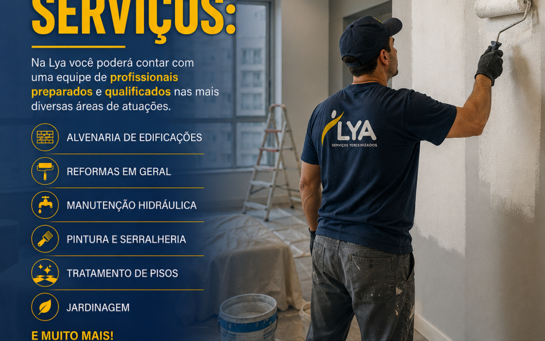 SOLUÇÕES COMPLETAS PARA TRANSFORMAR E CUIDAR DO SEU ESPAÇO!