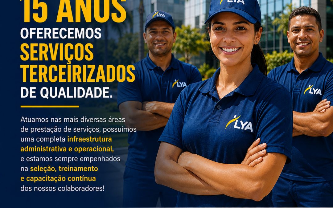 HÁ MAIS DE 15 ANOS CONSTRUINDO PARCERIAS SÓLIDAS ATRAVÉS DA EXCELÊNCIA!